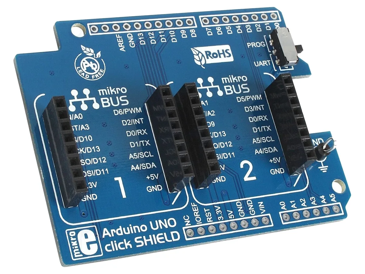 MikroElektronika Shield mikroBUS 2 socles