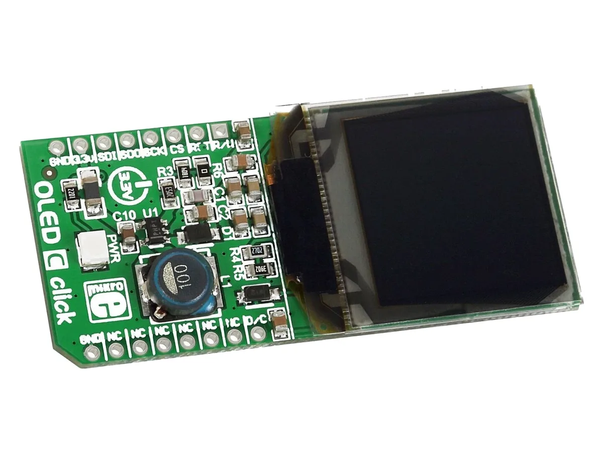 Carte Click OLED C (écran couleur 96×96)