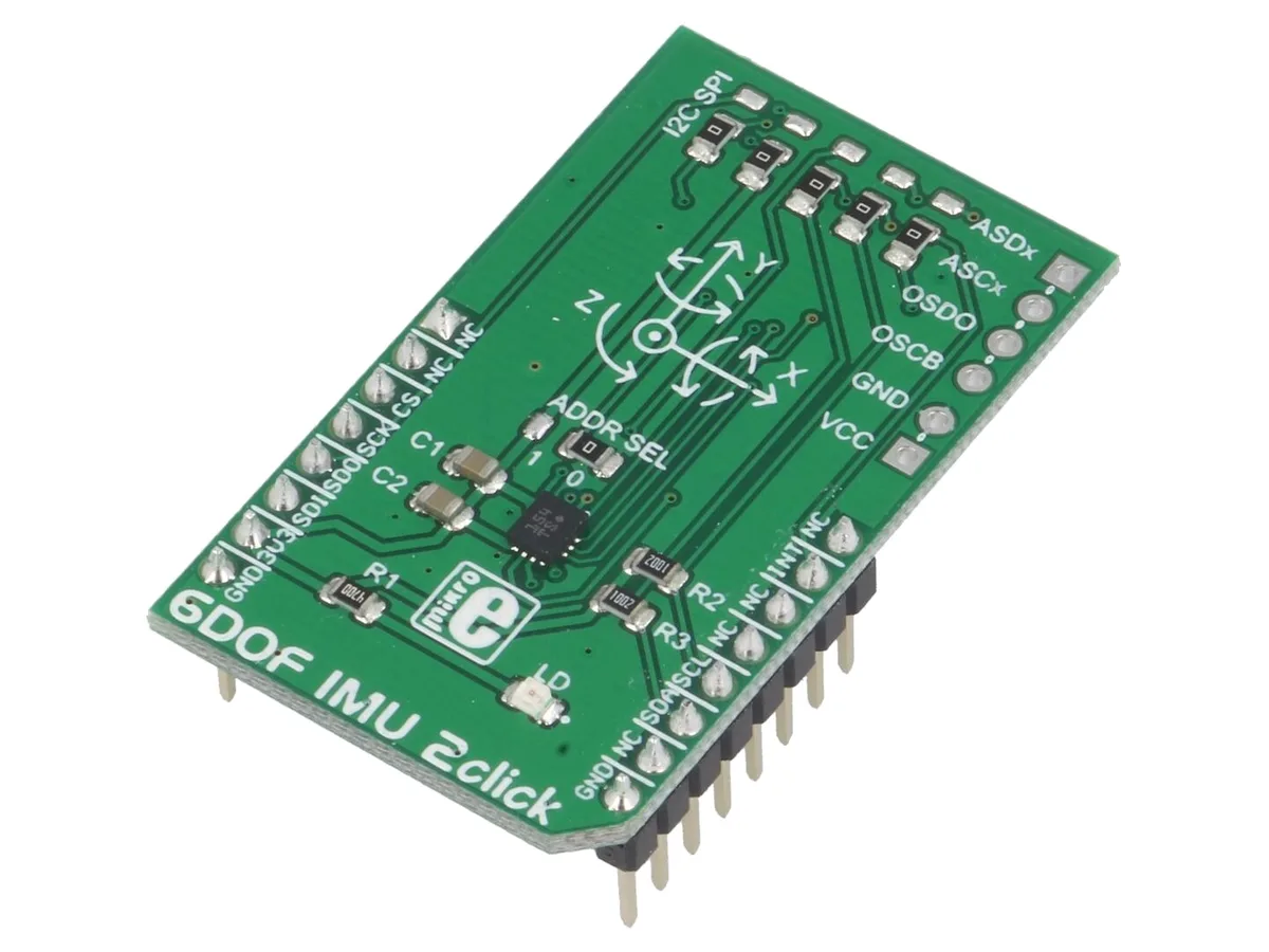 MikroElektronika Carte Click BMI160 (centrale inertielle)